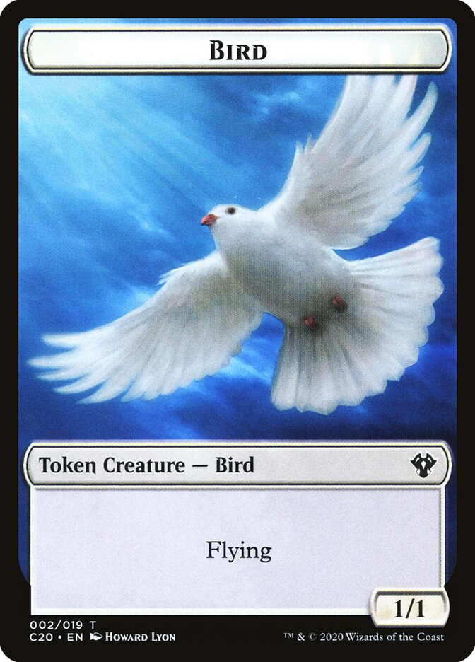 Bird card front