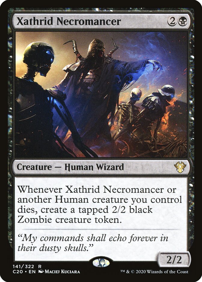 Xathrid Necromancer card front