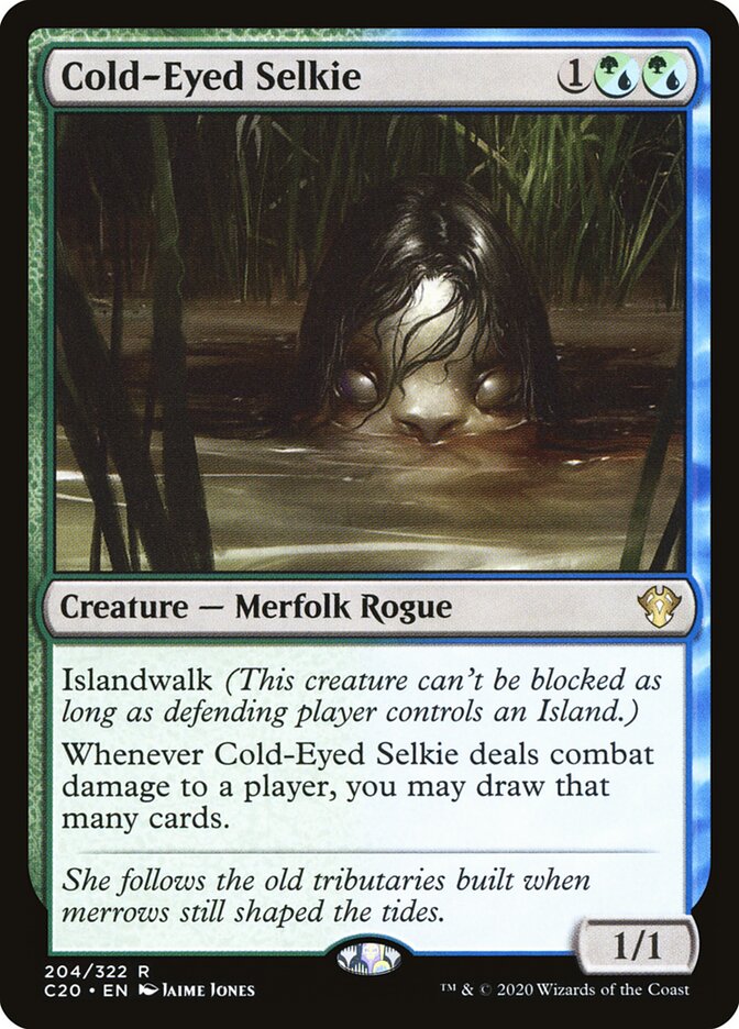 Cold-Eyed Selkie card front