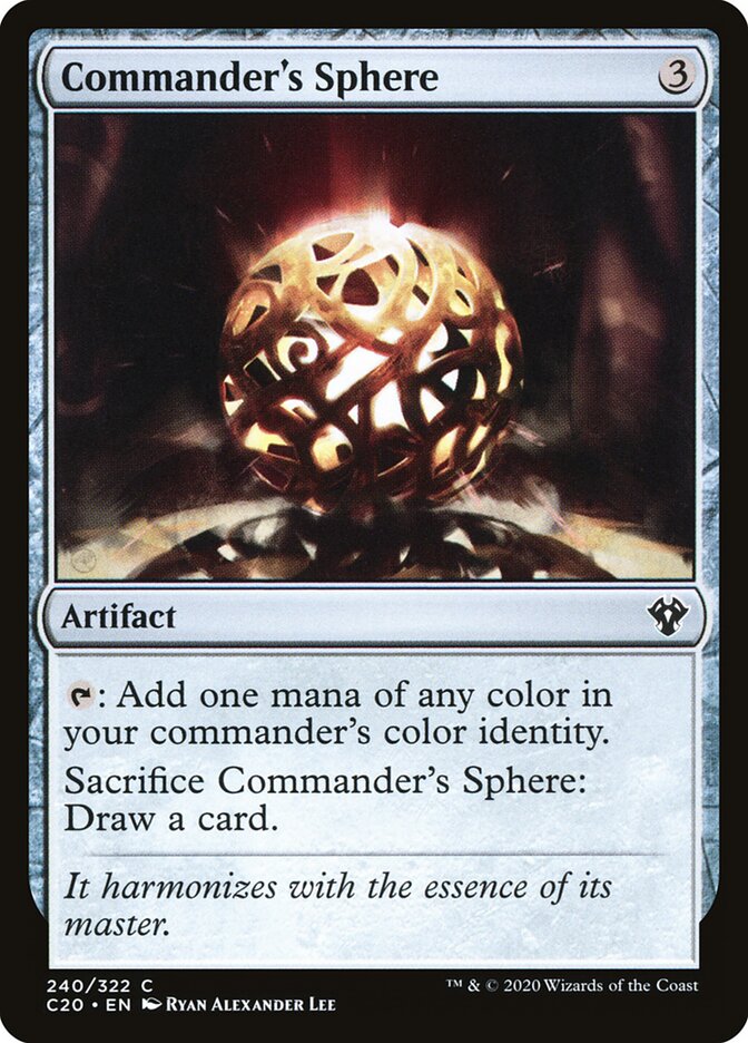 Commander's Sphere card front