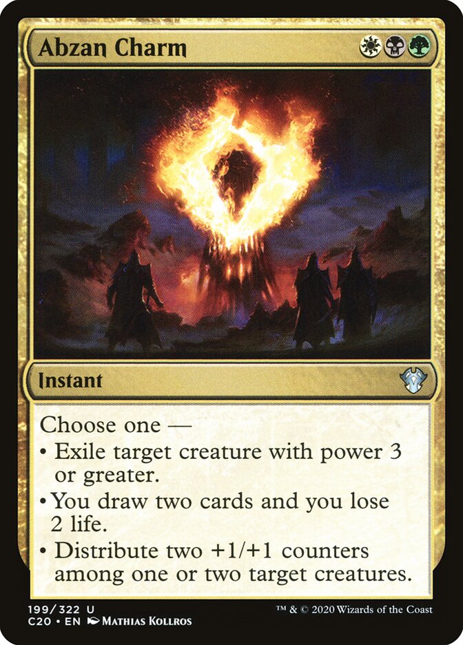 Abzan Charm card front