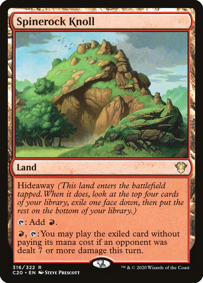 Spinerock Knoll card front