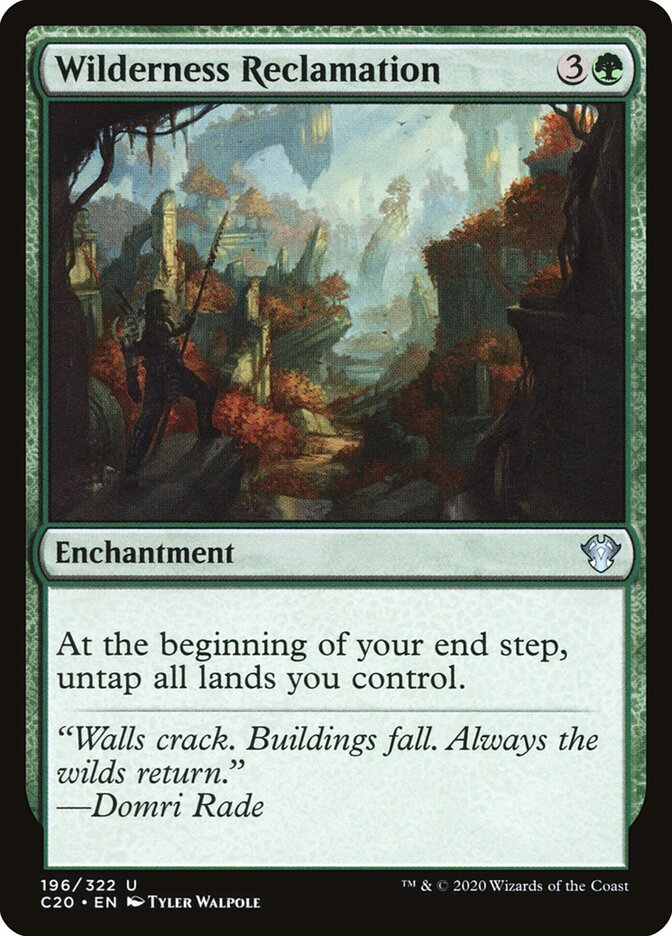 Wilderness Reclamation card front