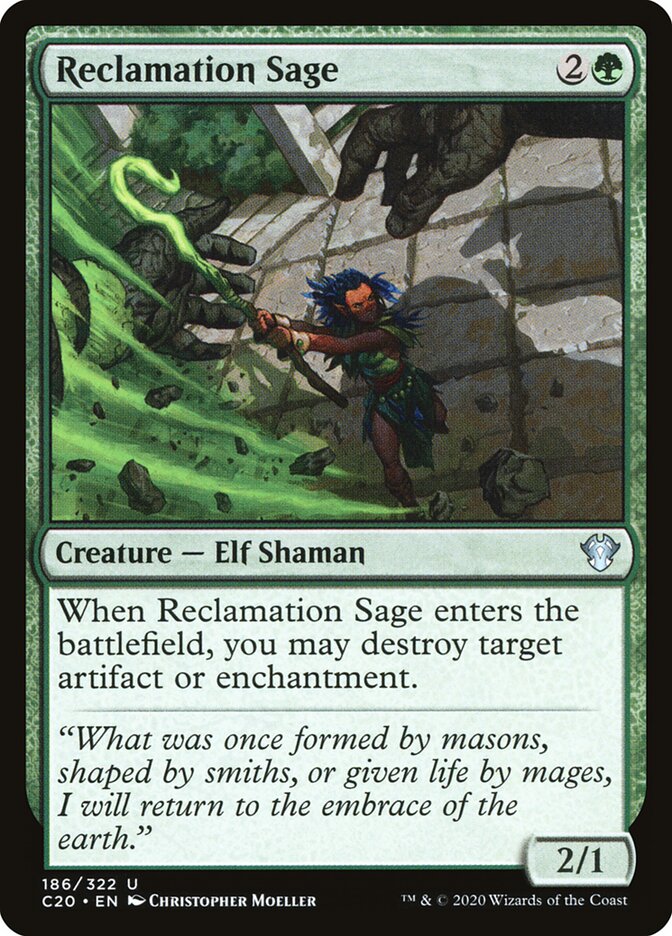 Reclamation Sage card front