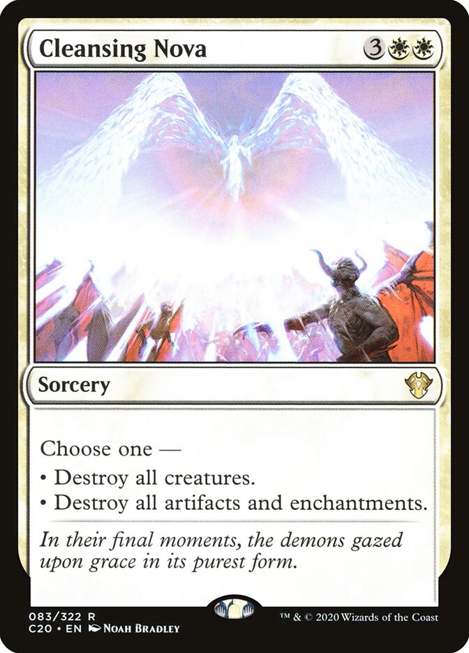 Cleansing Nova card front