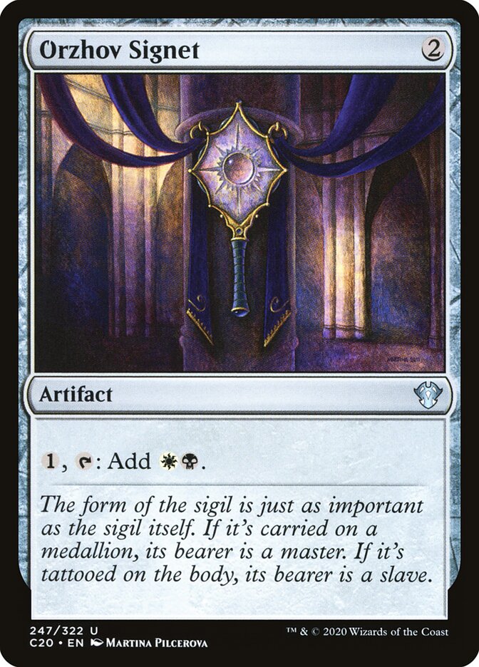 Orzhov Signet card front