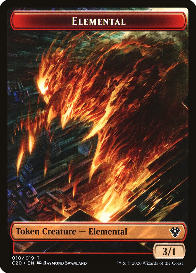 Elemental card front