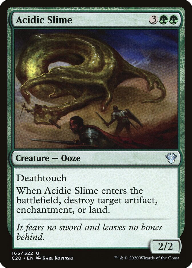 Acidic Slime card front