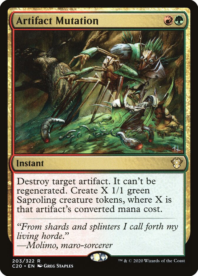 Artifact Mutation card front