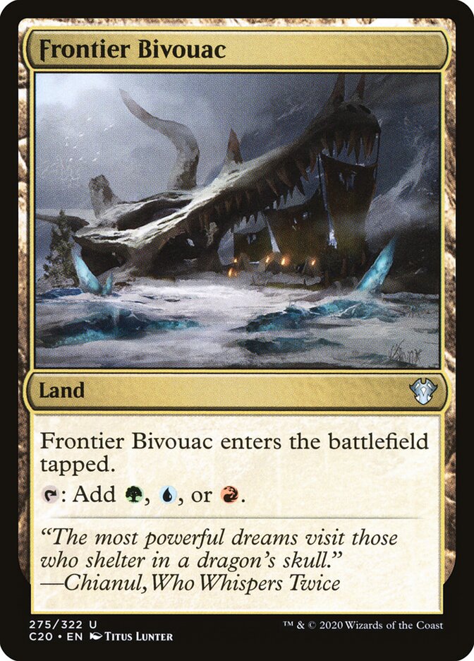 Frontier Bivouac card front