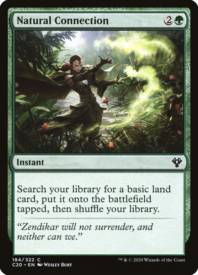 Natural Connection card front