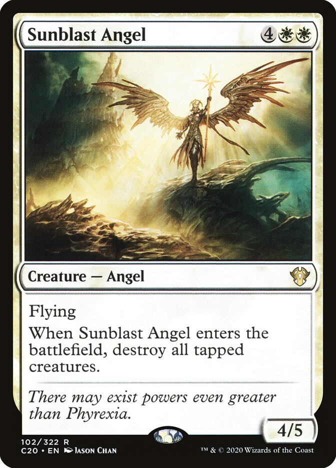 Sunblast Angel card front