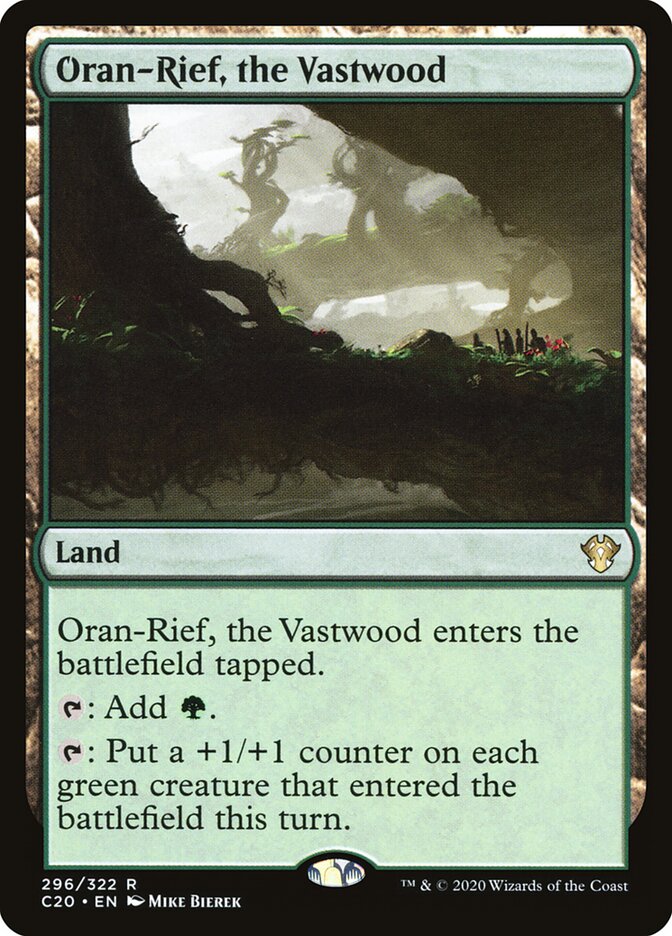 Oran-Rief, the Vastwood card front