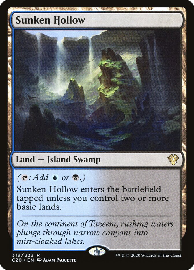 Sunken Hollow card front