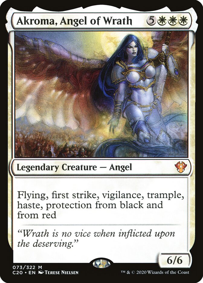 Akroma, Angel of Wrath card front