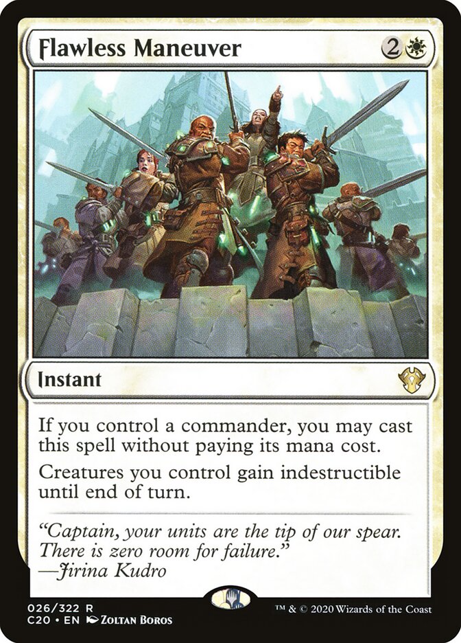 Flawless Maneuver card front