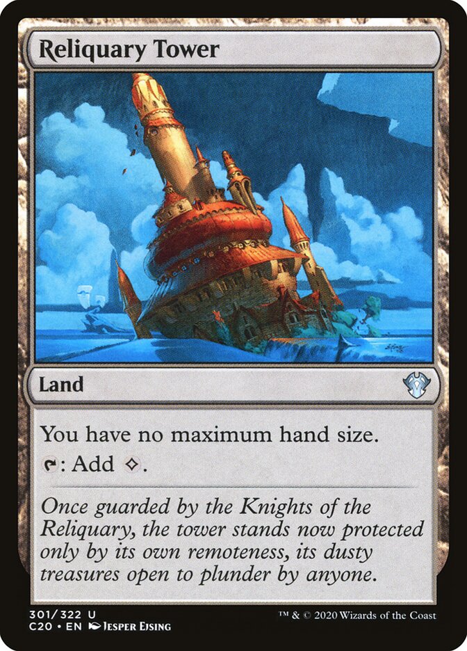 Reliquary Tower card front