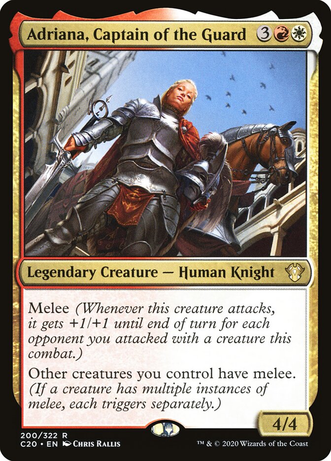 Adriana, Captain of the Guard card front