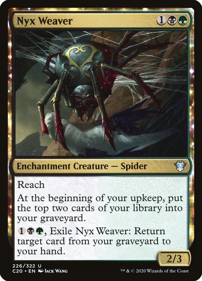 Nyx Weaver card front