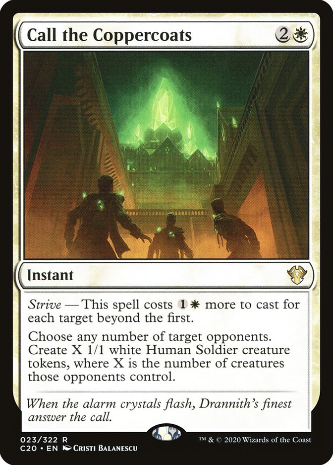 Call the Coppercoats card front