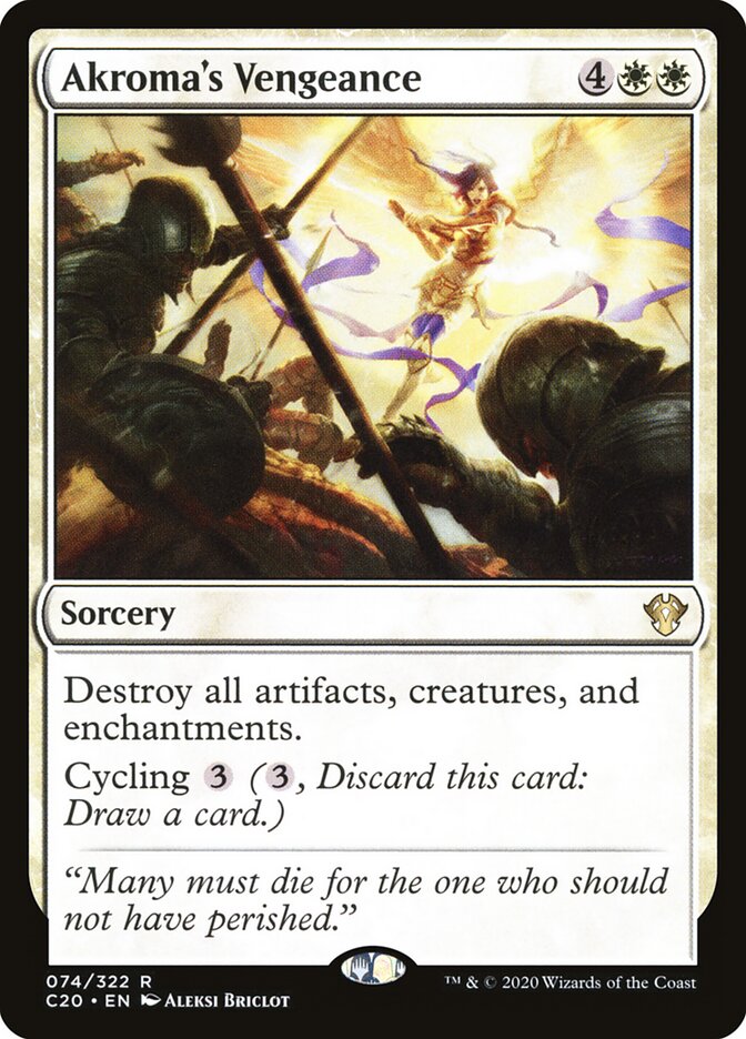 Akroma's Vengeance card front
