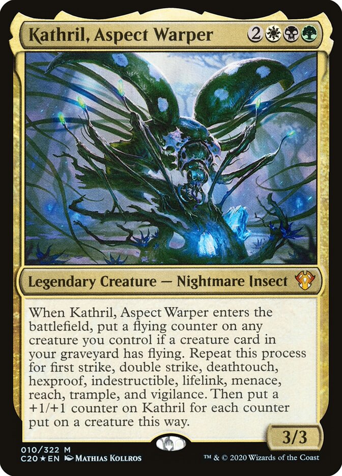 Kathril, Aspect Warper card front