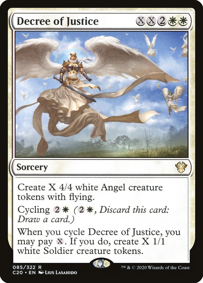 Decree of Justice card front