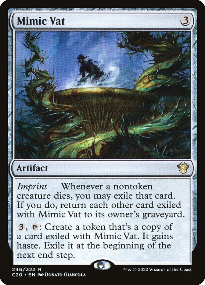 Mimic Vat card front
