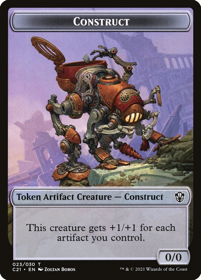 Construct card front