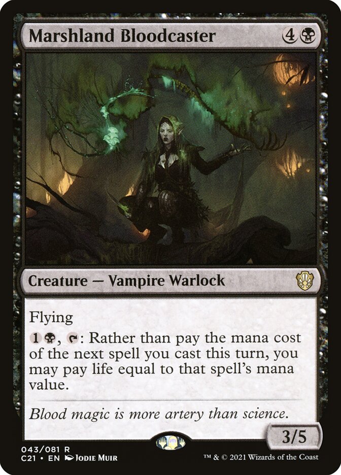 Marshland Bloodcaster card front