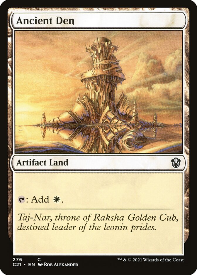 Ancient Den card front