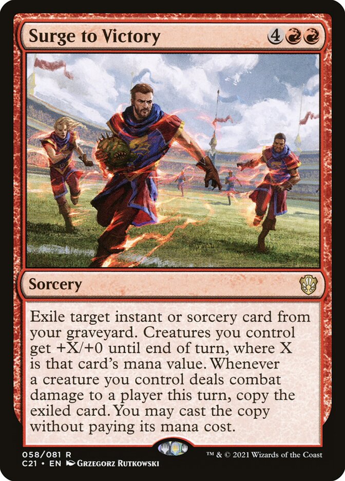 Surge to Victory card front