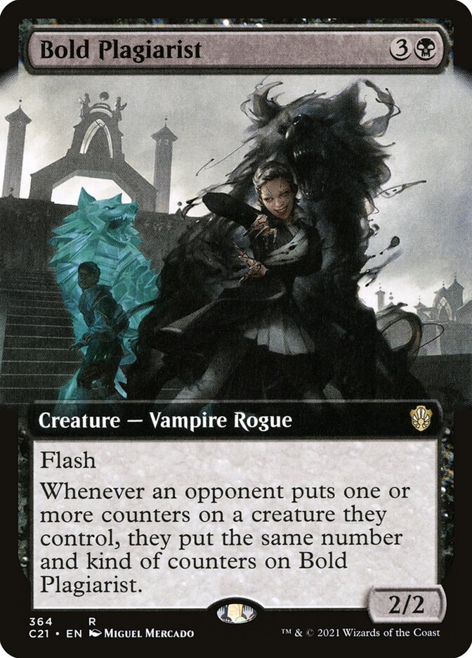 Bold Plagiarist card front
