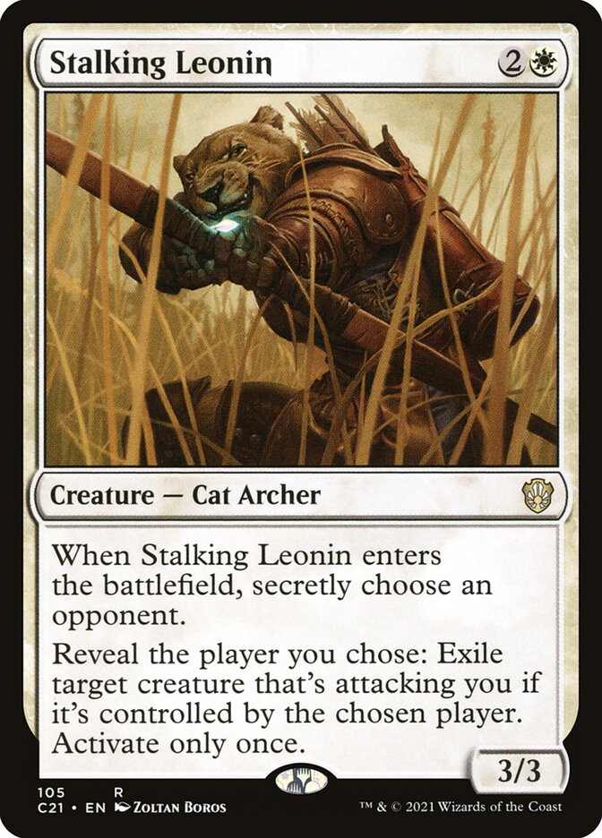 Stalking Leonin card front