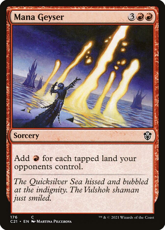 Mana Geyser card front