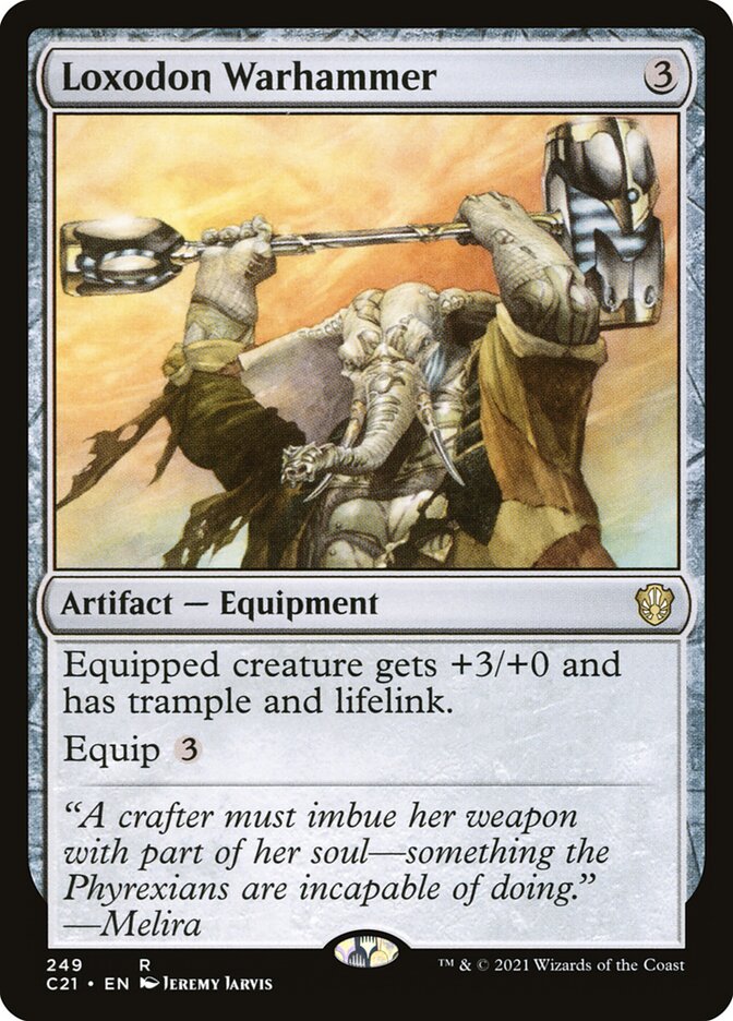 Loxodon Warhammer card front
