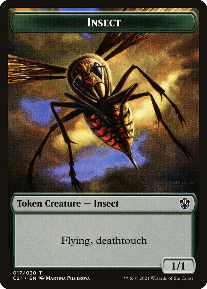 Insect card front