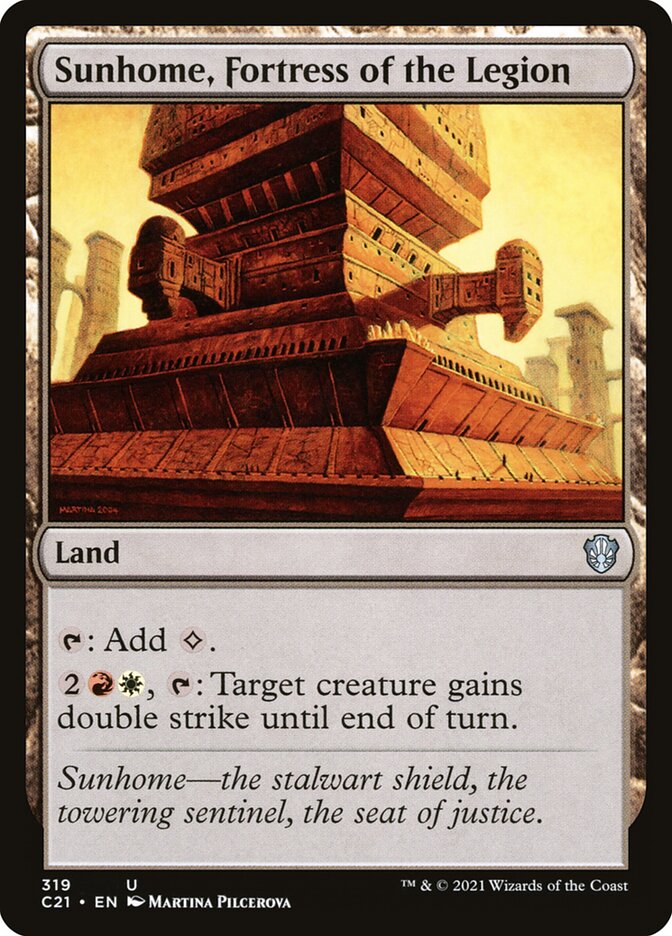 Sunhome, Fortress of the Legion card front