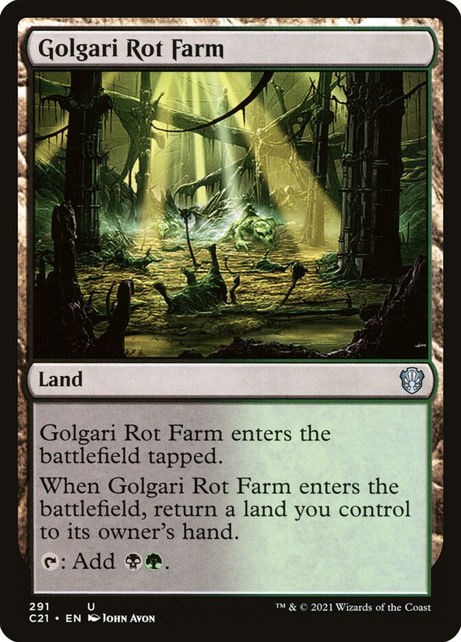 Golgari Rot Farm card front
