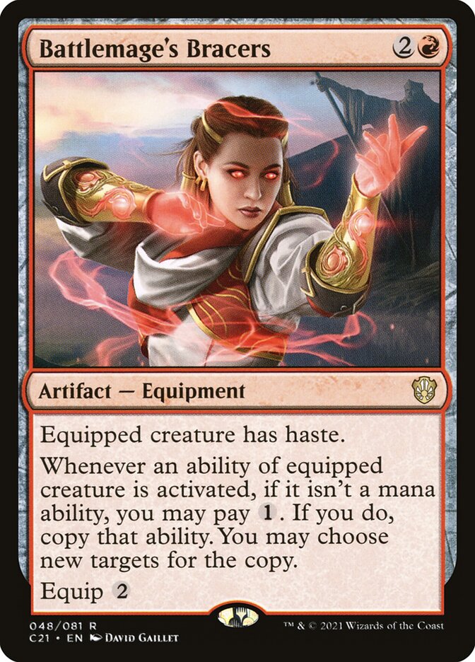 Battlemage's Bracers card front