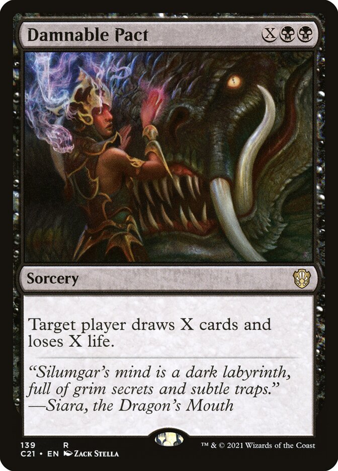 Damnable Pact card front