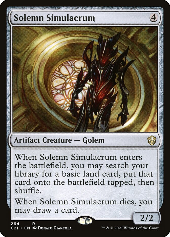 Solemn Simulacrum card front