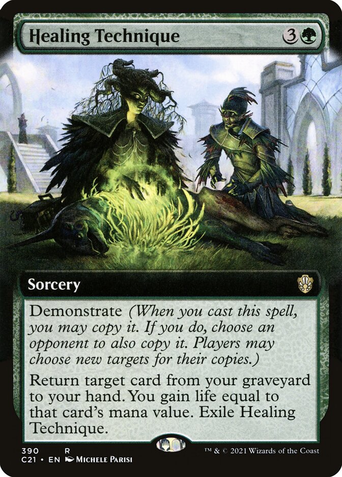 Healing Technique card front