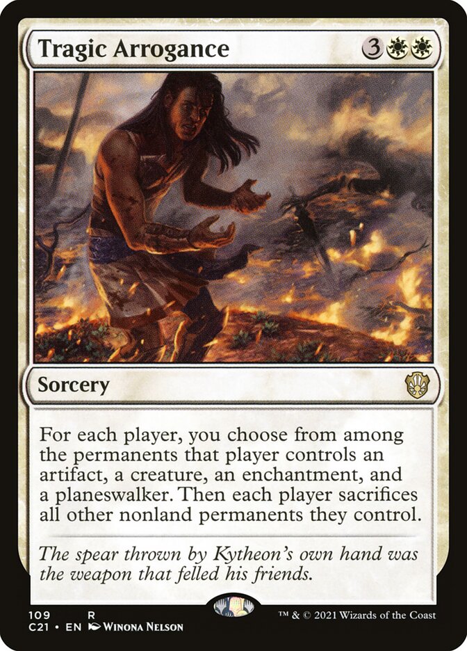 Tragic Arrogance card front