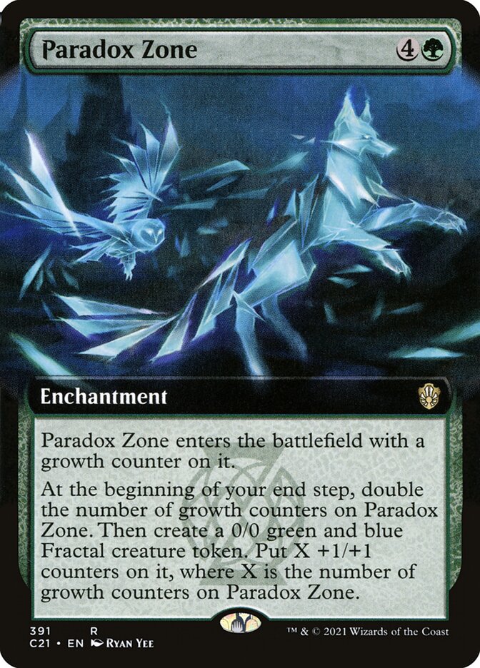 Paradox Zone card front