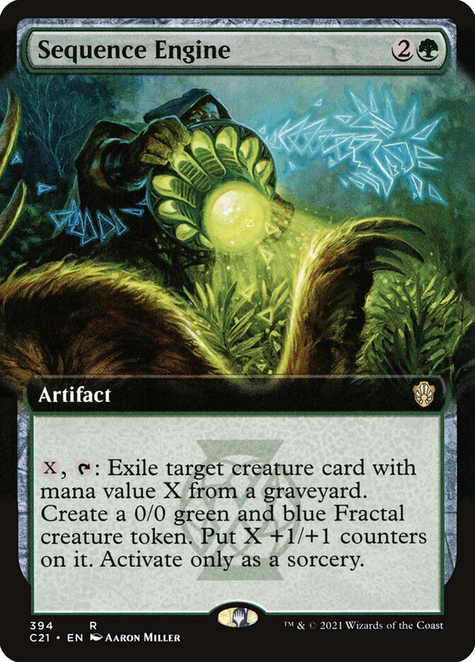 Sequence Engine card front