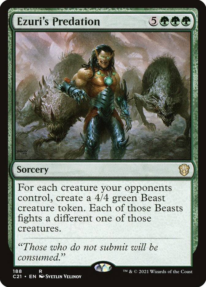 Ezuri's Predation card front