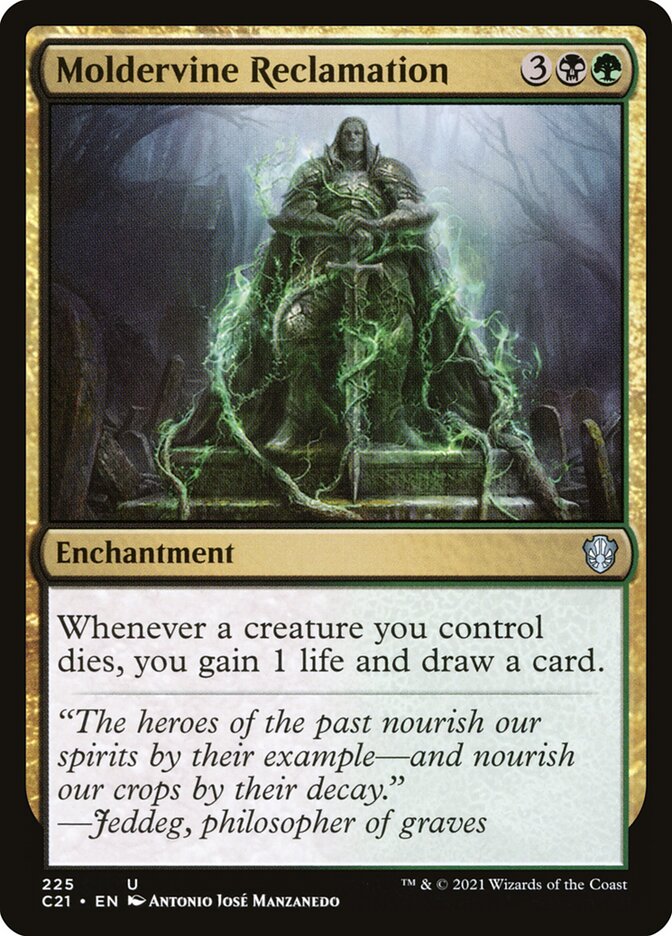 Moldervine Reclamation card front