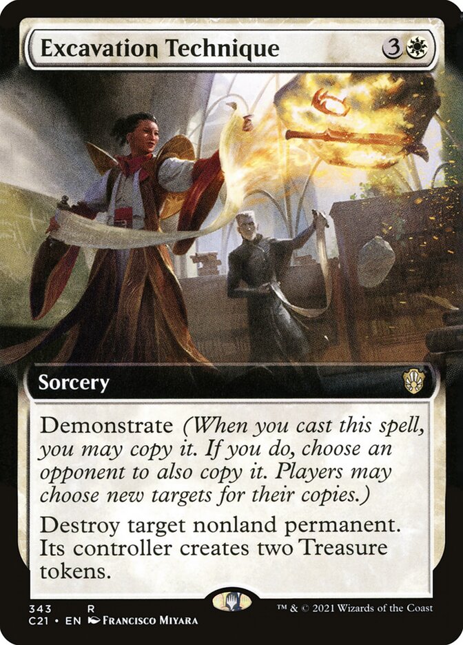 Excavation Technique card front