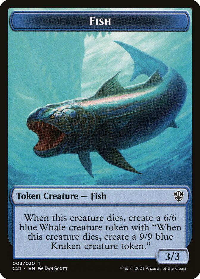 Fish card front